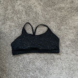 XXXL Zyia Black Reflective Mirage Brilliant Bra